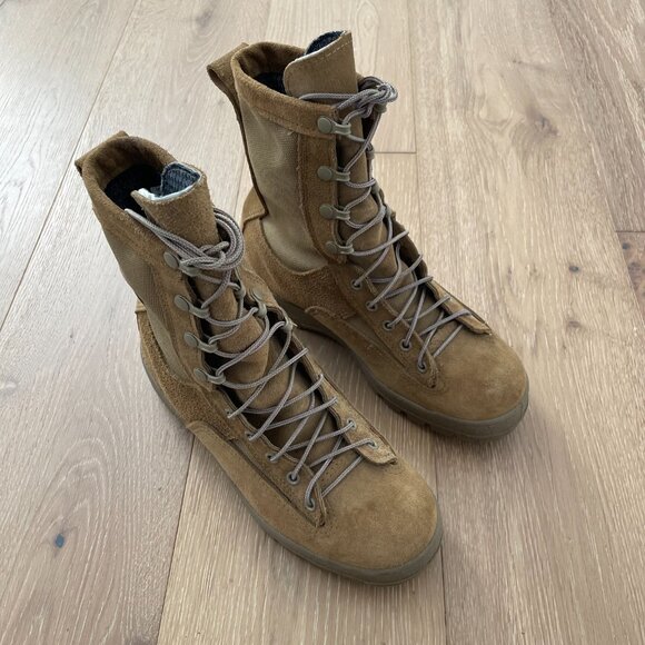 McRae Footwear Boots Men 6 W Coyote Tan Hot Weather Army Military Suede Vibram main image 9